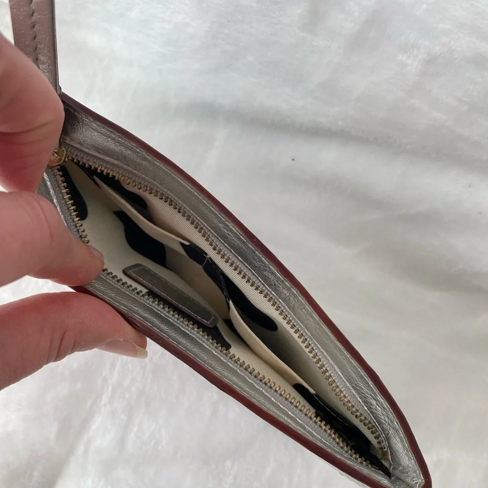 Kate Spade Silver Wristlet